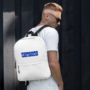 Digital Blue Backpack