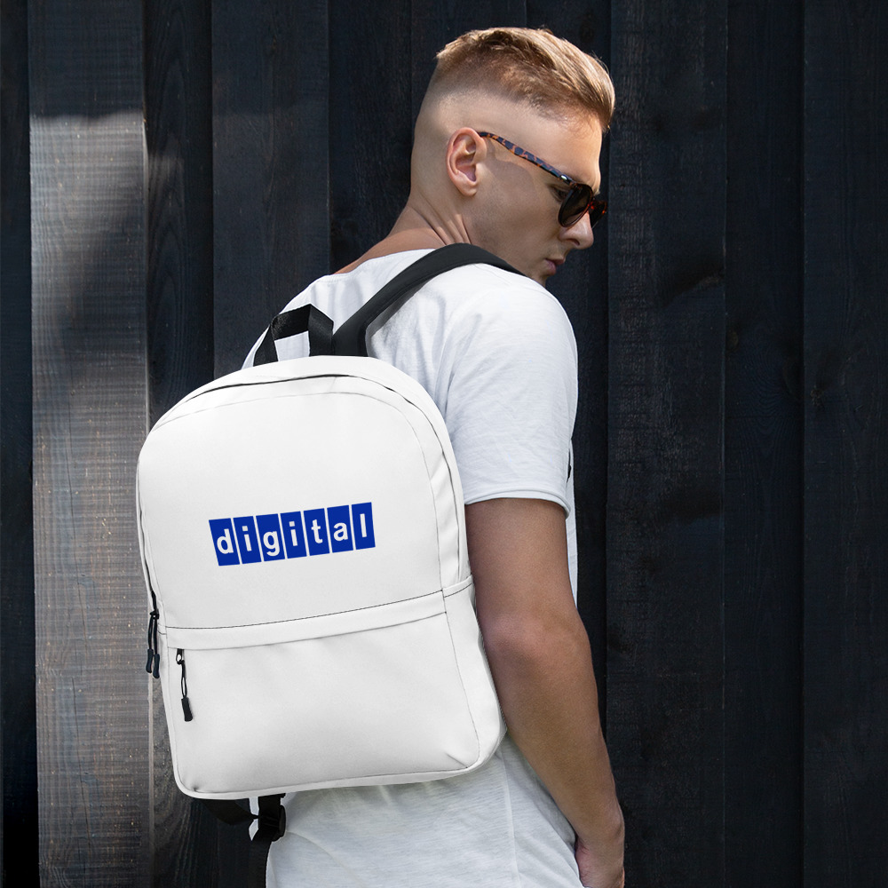 Digital Blue Backpack
