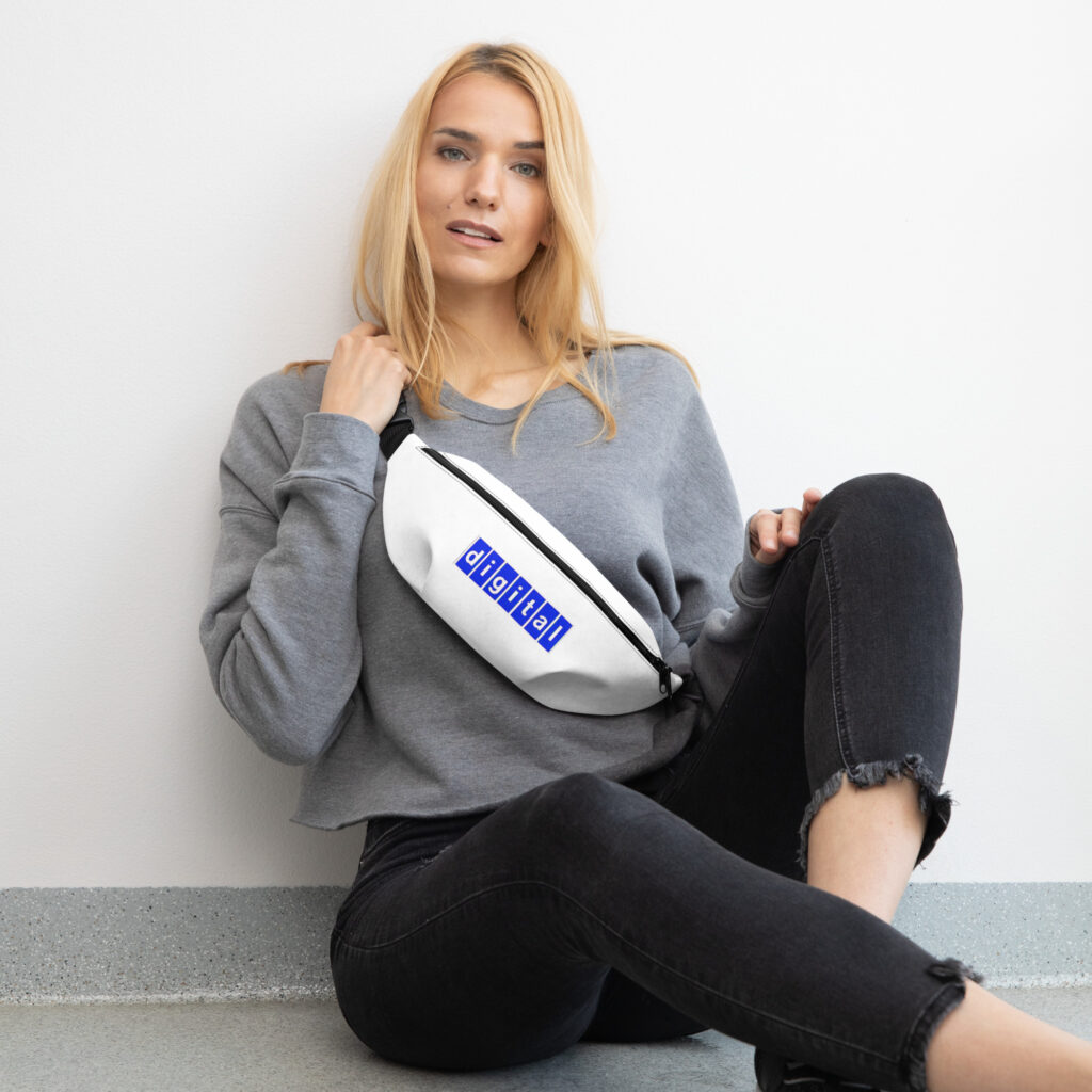 Blue Logo Fanny Pack