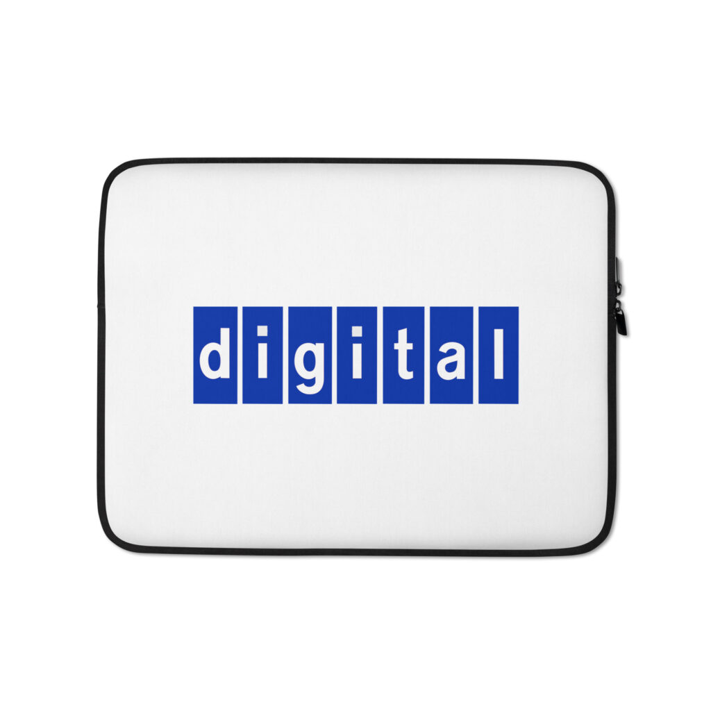 Blue Logo Laptop Sleeve