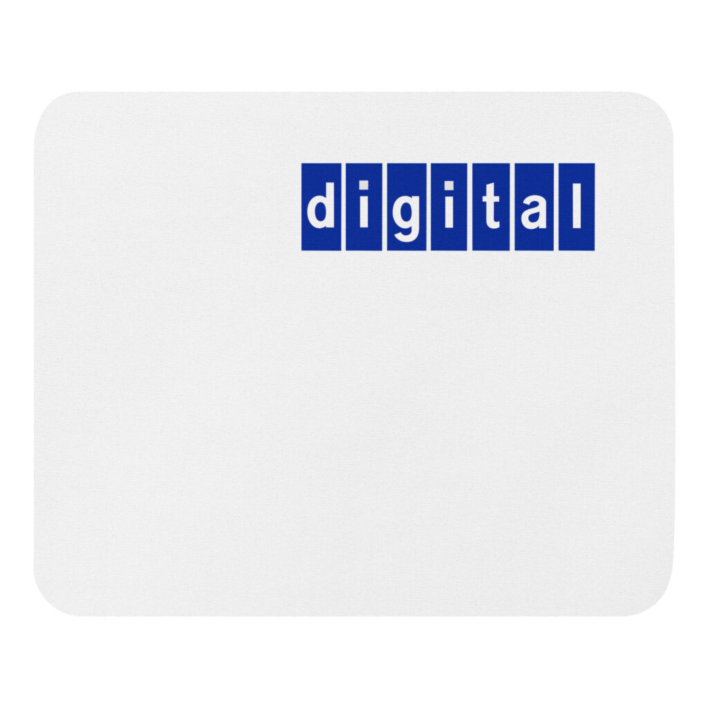 Blue logo Mouse pad