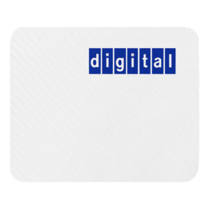 Blue logo Mouse pad