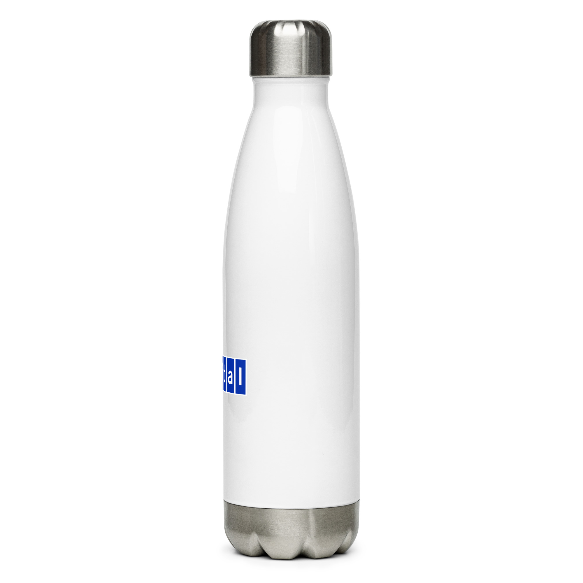 Blue logo Stainless steel water bottle - Image 3