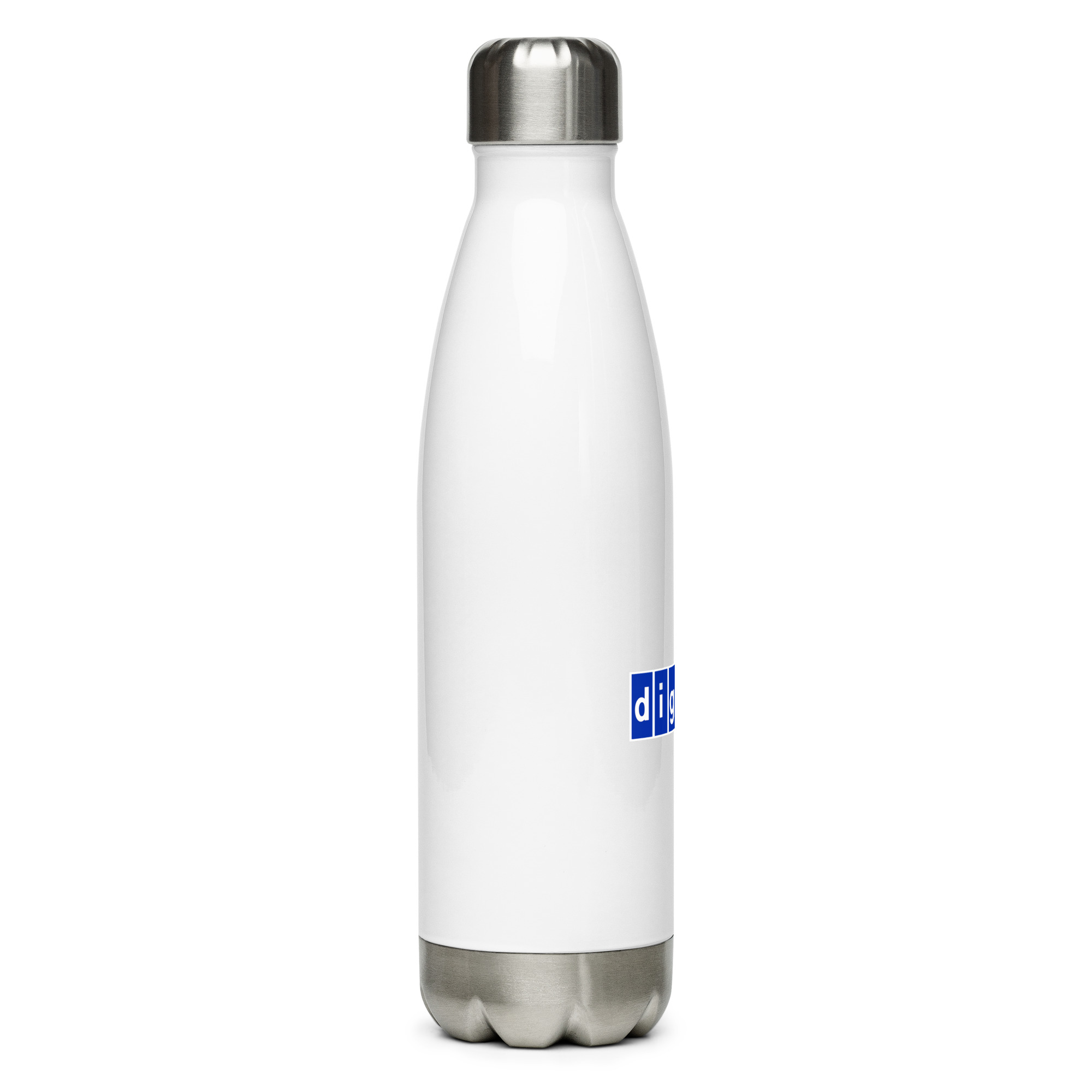 Blue logo Stainless steel water bottle - Image 2