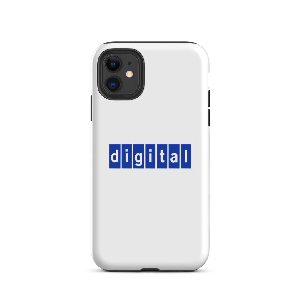 Blue logo Tough Case for iPhone®
