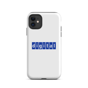 Blue logo Tough Case for iPhone®