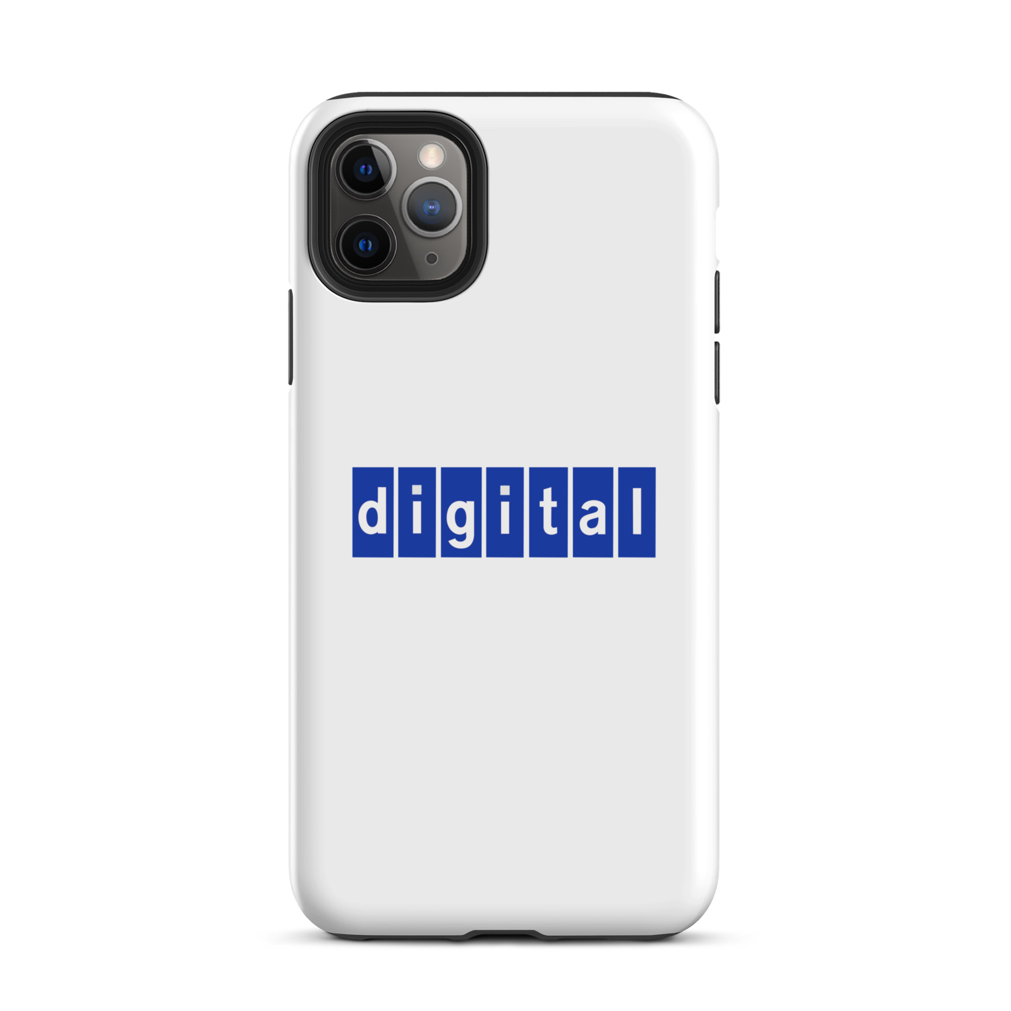 Blue logo Tough Case for iPhone® - Image 3