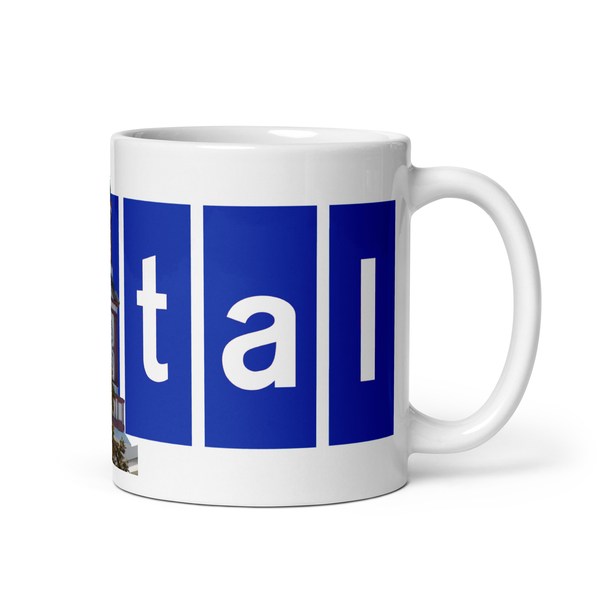 Not Your Run Of The Mill Company - White Glossy Mug - Image 2